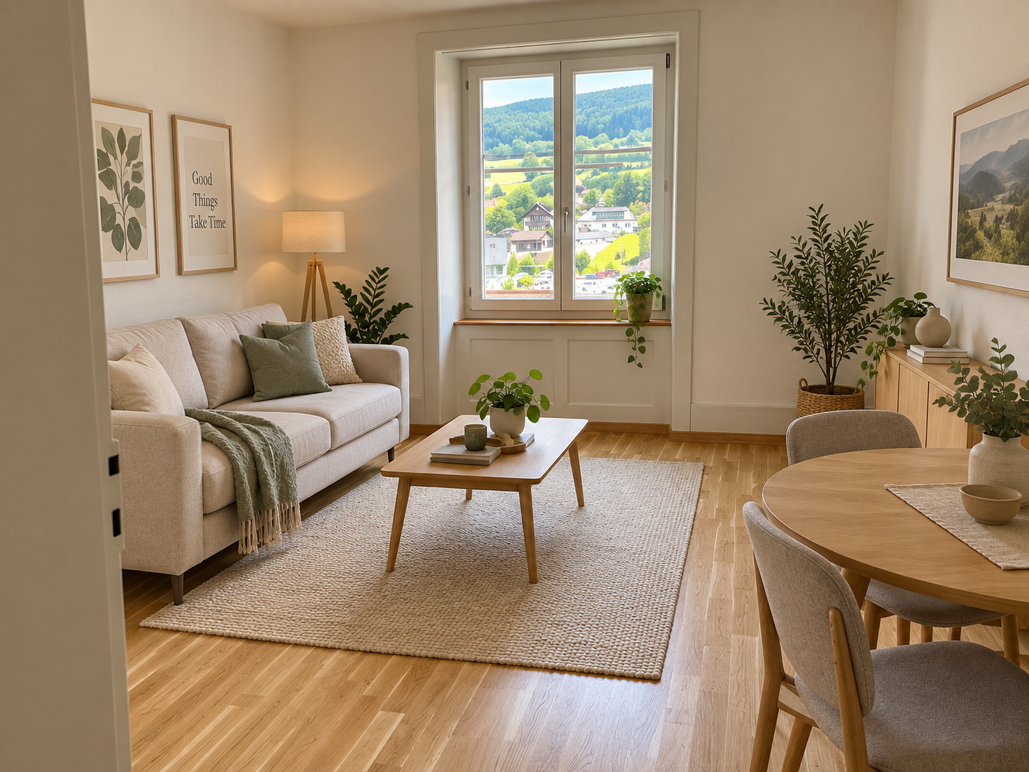 3,5 pièces dans immeuble récent à Courrendlin